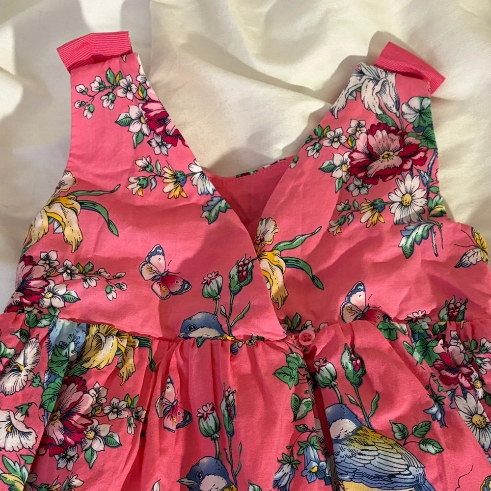 GAP Sarah Jessica Parker Floral Pink Kids Dress